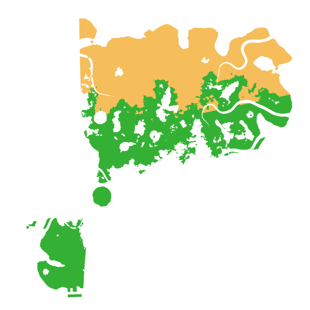 Biome Rust Map: Procedural Map, Size: 4500, Seed: 1108