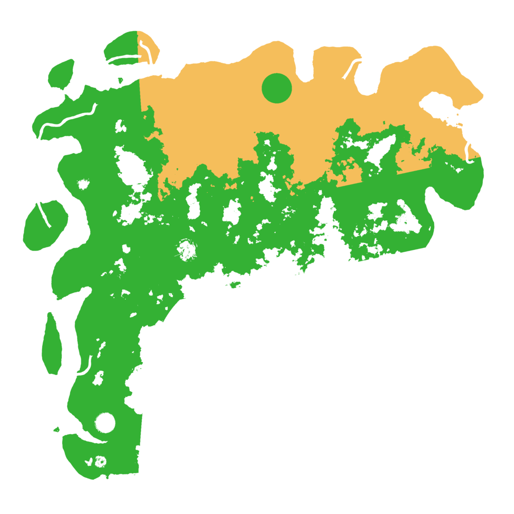 Biome Rust Map: Procedural Map, Size: 4500, Seed: 1108