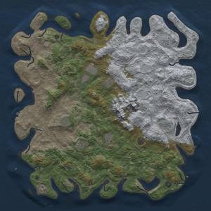 Thumbnail Rust Map: Procedural Map, Size: 5000, Seed: 951245814, 20 Monuments