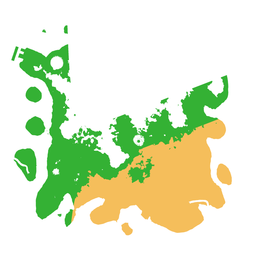 Biome Rust Map: Procedural Map, Size: 3500, Seed: 16262021