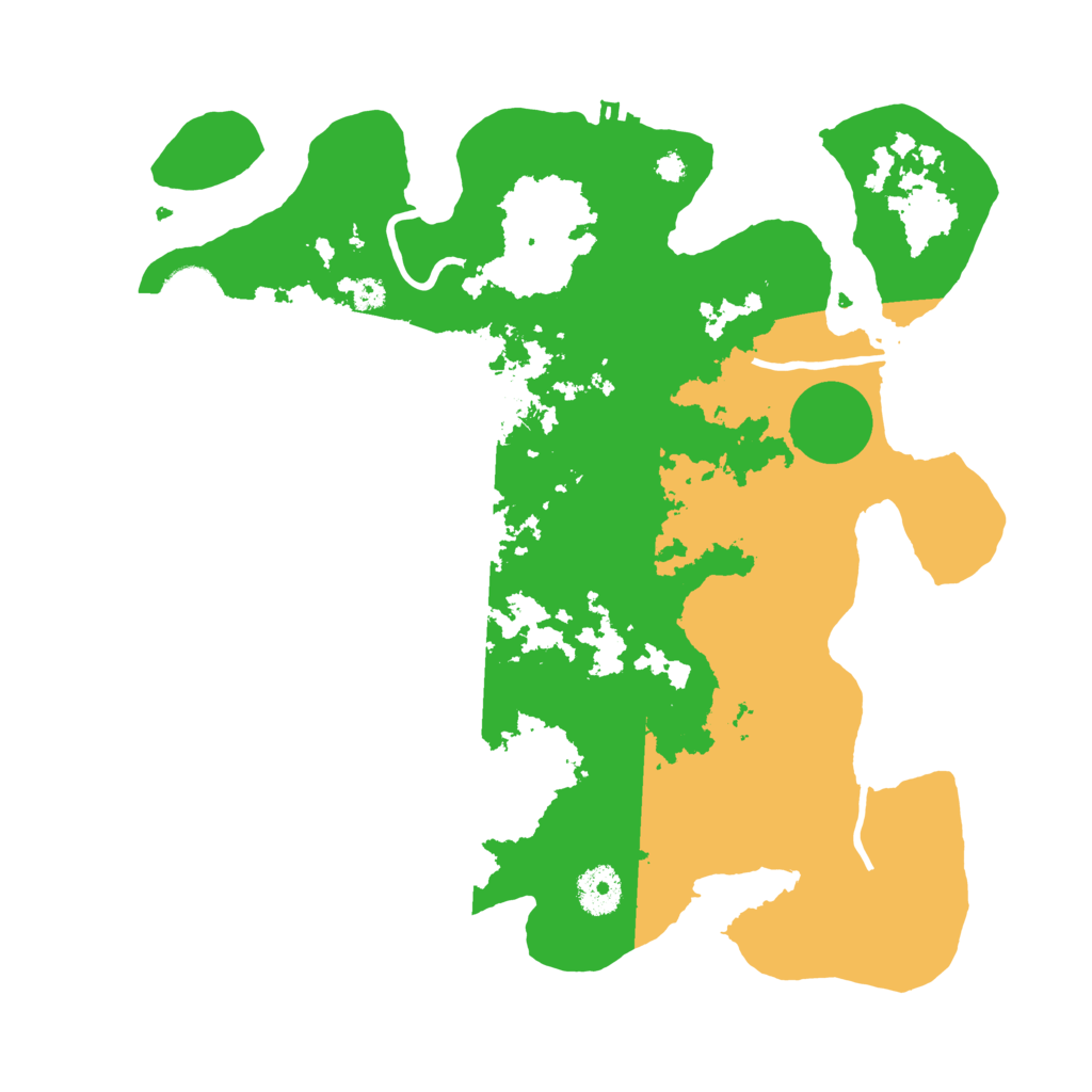 Biome Rust Map: Procedural Map, Size: 3500, Seed: 220811