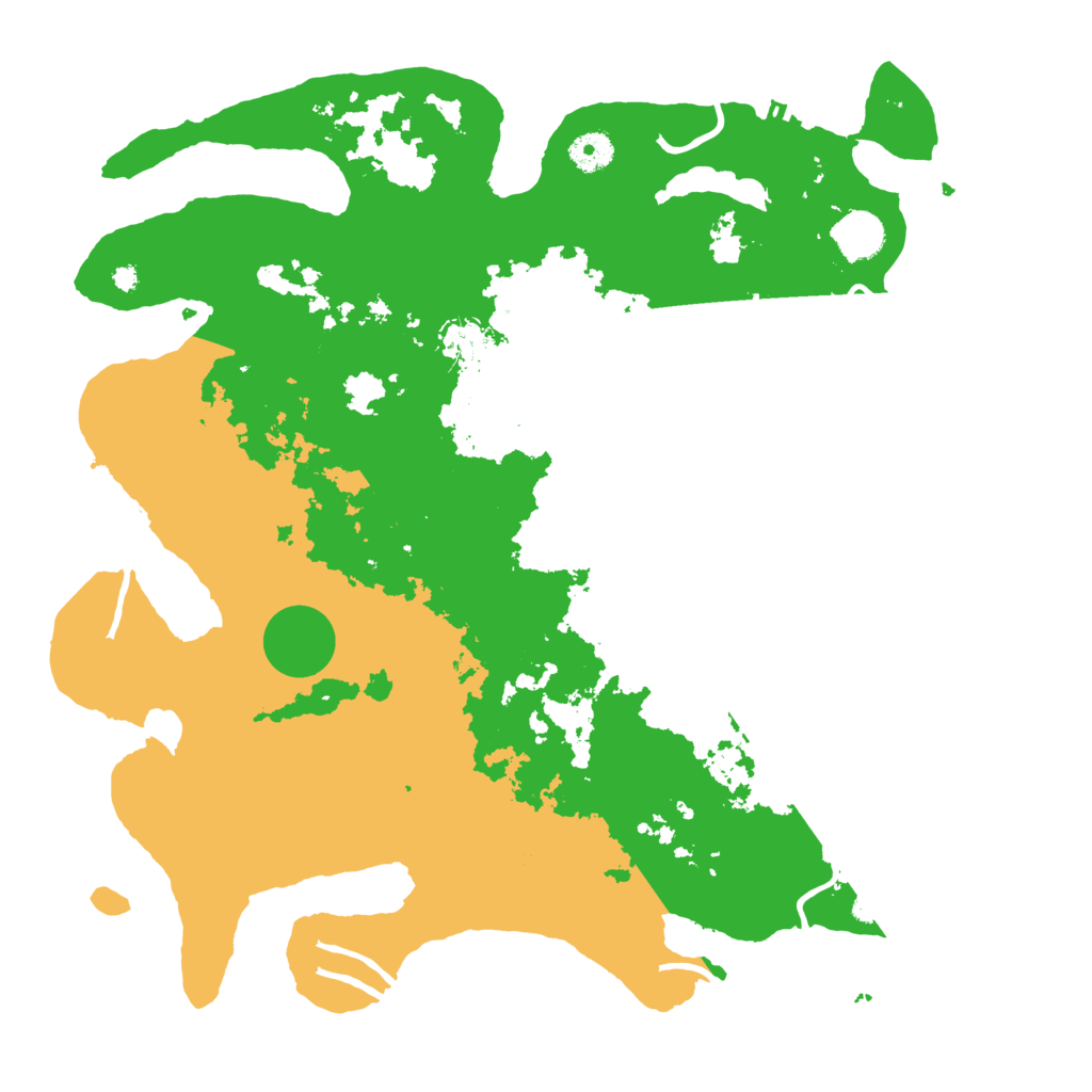 Biome Rust Map: Procedural Map, Size: 4000, Seed: 873489