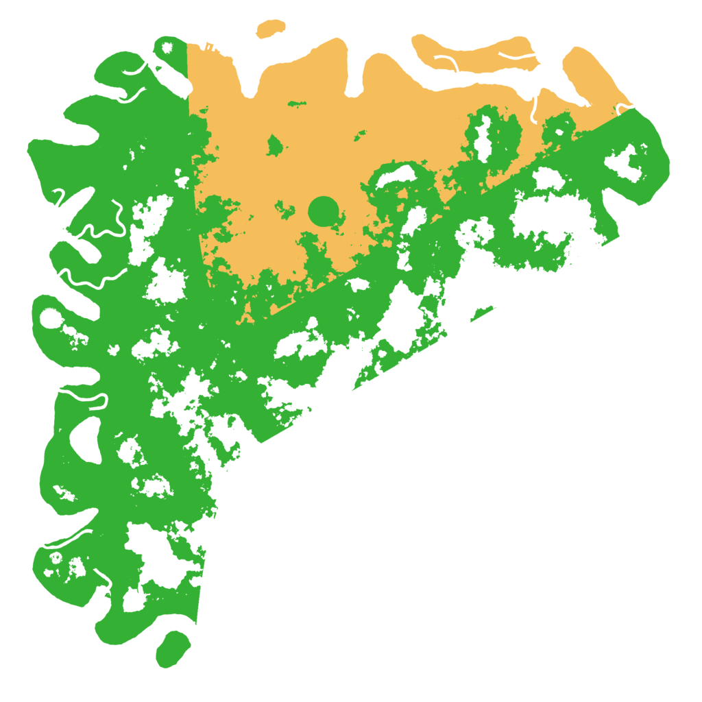 Biome Rust Map: Procedural Map, Size: 6000, Seed: 6842