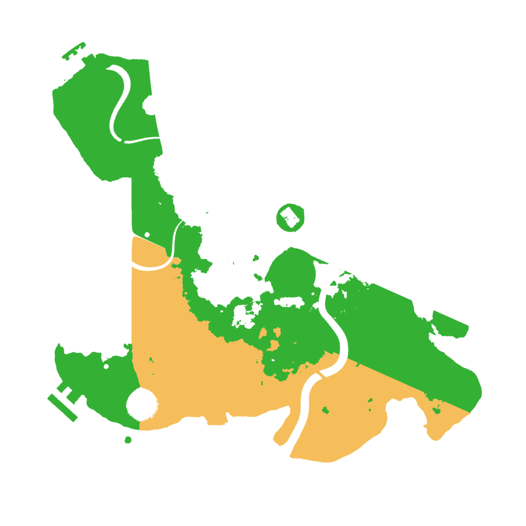 Biome Rust Map: Procedural Map, Size: 3000, Seed: 2017501340