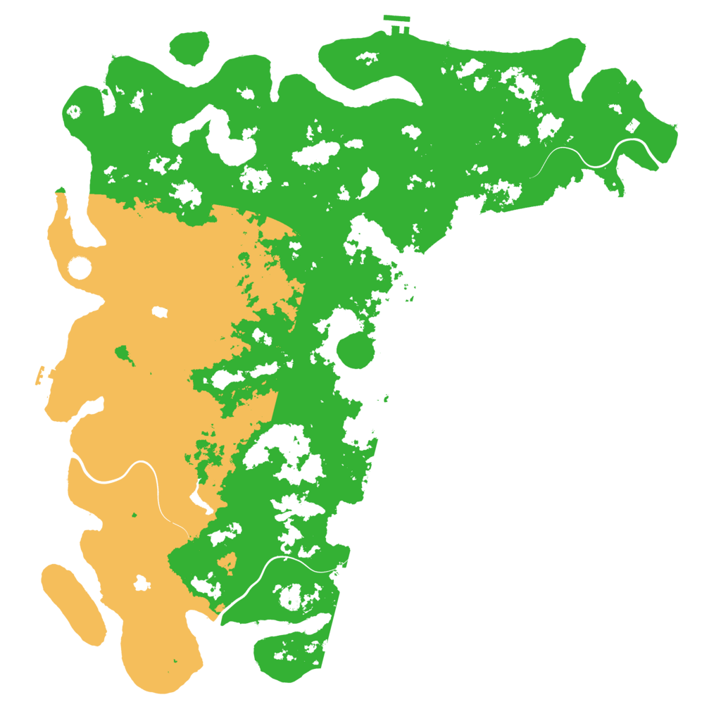 Biome Rust Map: Procedural Map, Size: 5500, Seed: 963996731