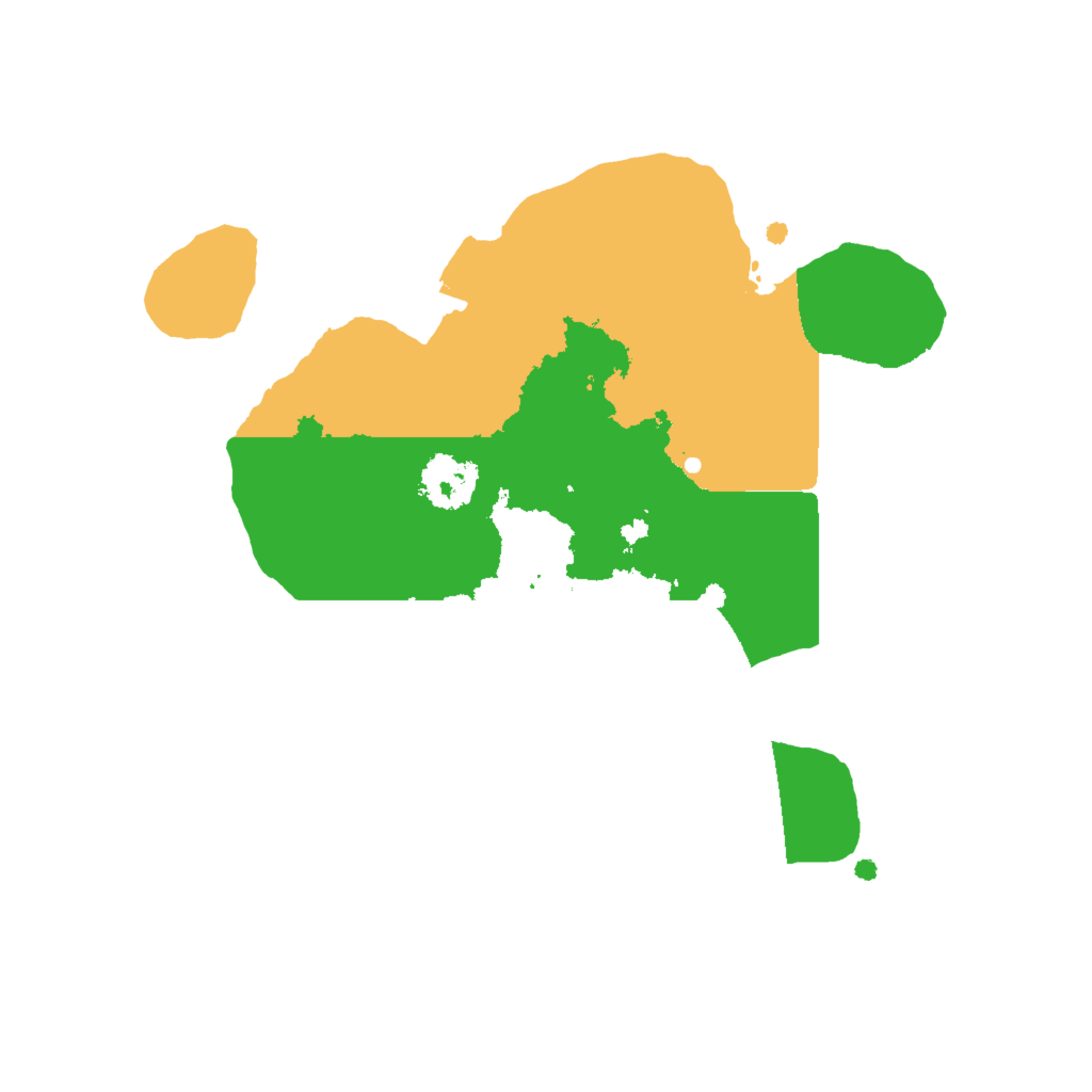 Biome Rust Map: Procedural Map, Size: 2000, Seed: 158