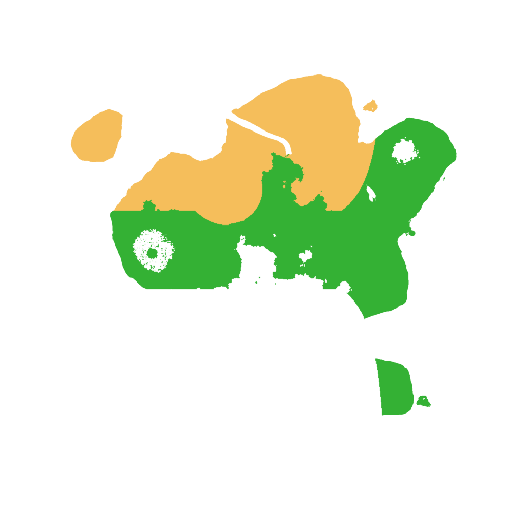 Biome Rust Map: Procedural Map, Size: 2000, Seed: 158