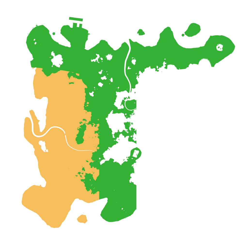 Biome Rust Map: Procedural Map, Size: 3650, Seed: 30719488