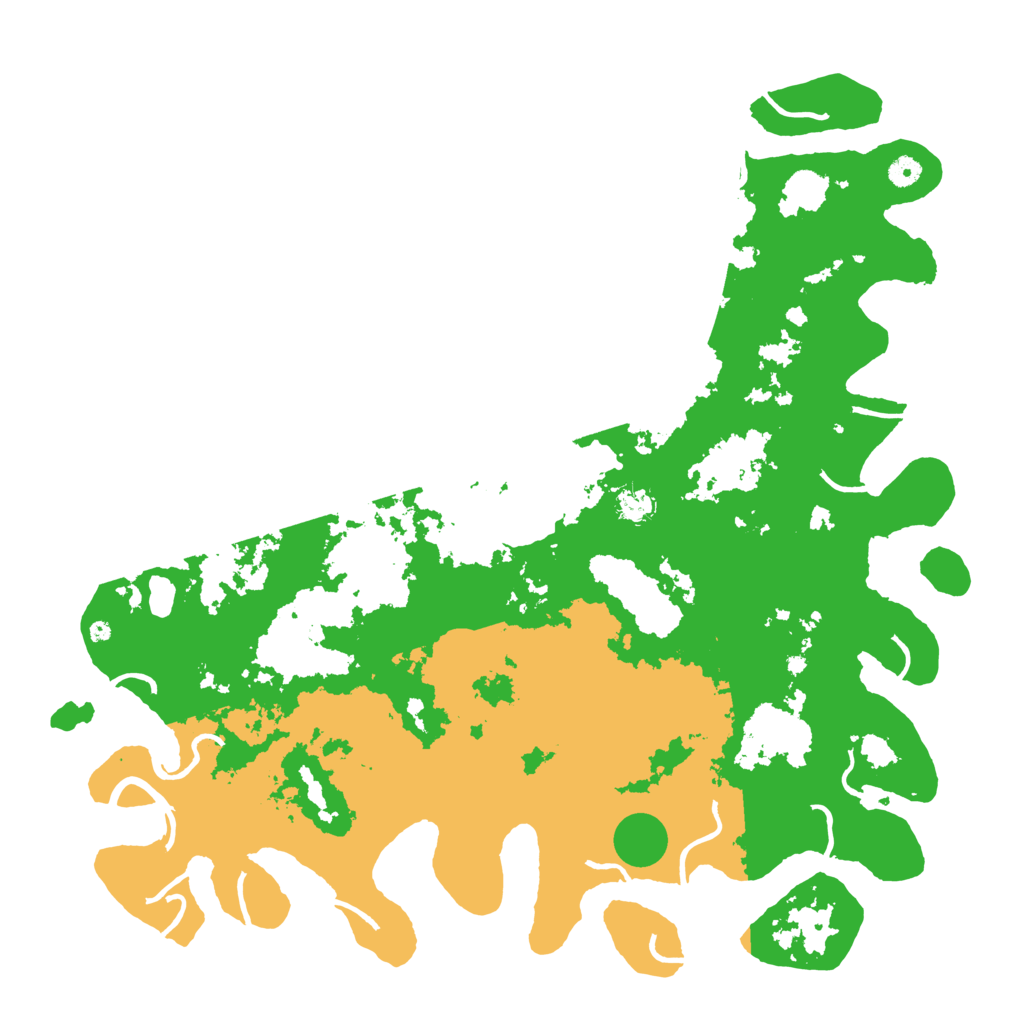 Biome Rust Map: Procedural Map, Size: 5000, Seed: 42365465