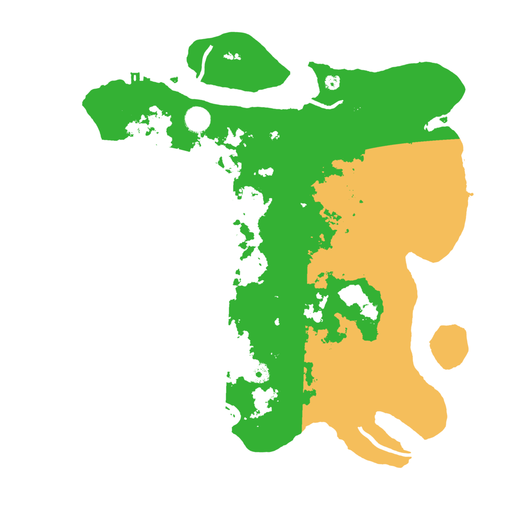 Biome Rust Map: Procedural Map, Size: 3500, Seed: 12212284