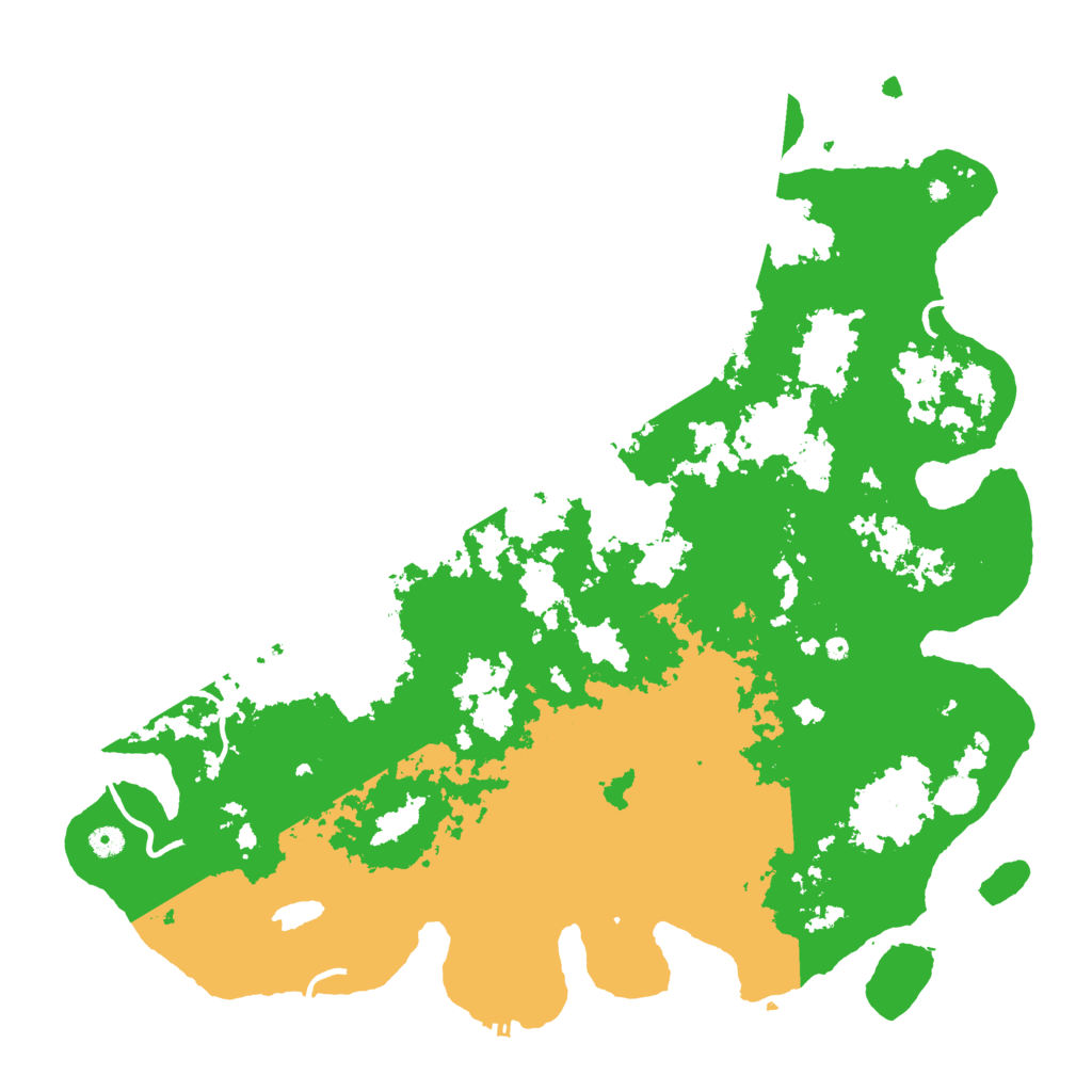 Biome Rust Map: Procedural Map, Size: 5000, Seed: 7777