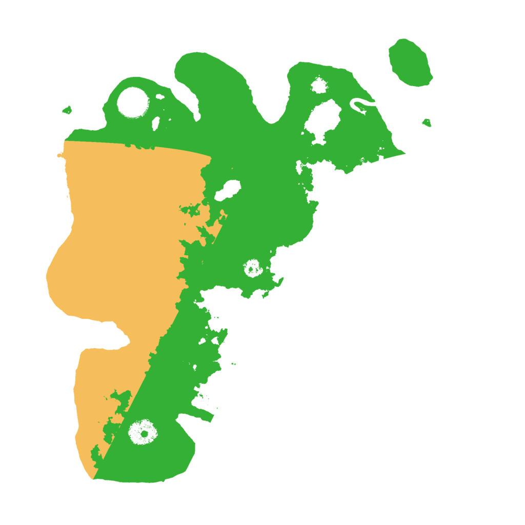 Biome Rust Map: Procedural Map, Size: 3000, Seed: 621625723