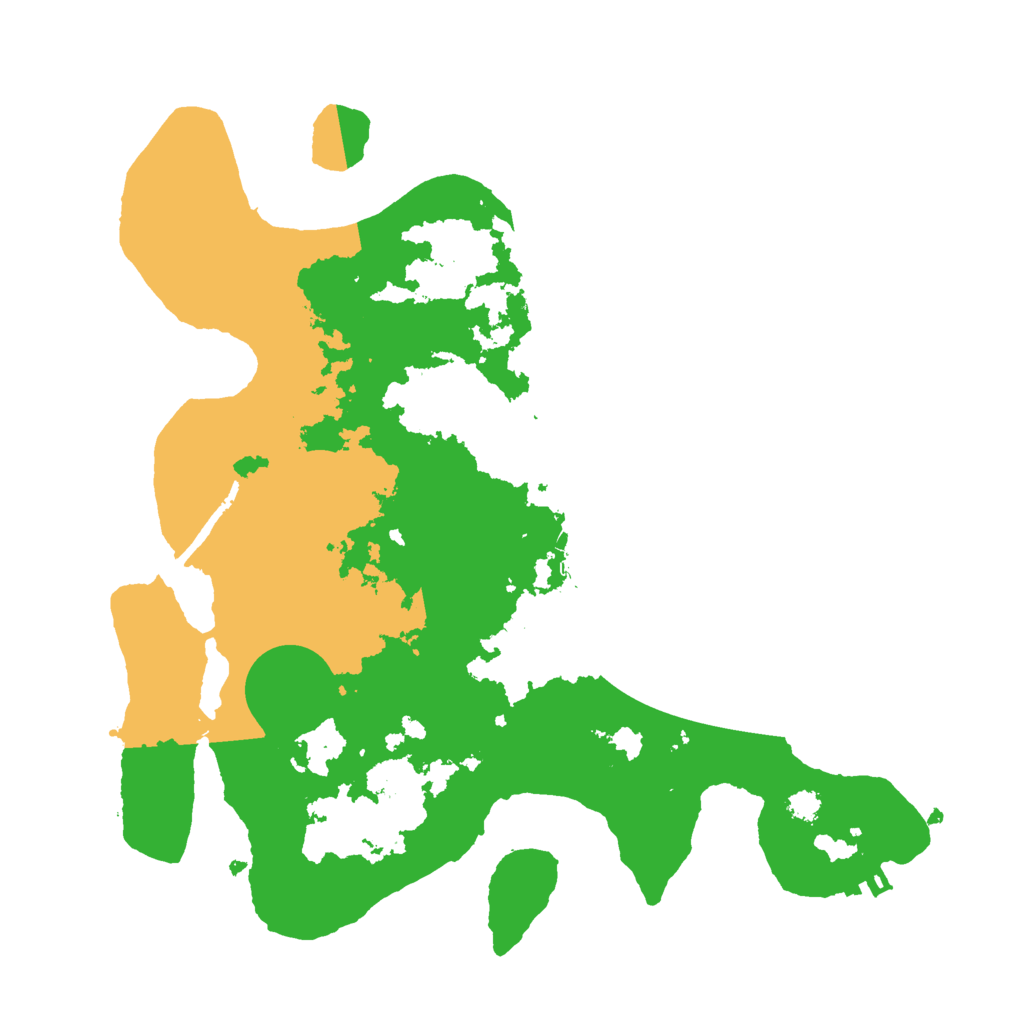Biome Rust Map: Procedural Map, Size: 3000, Seed: 2458673