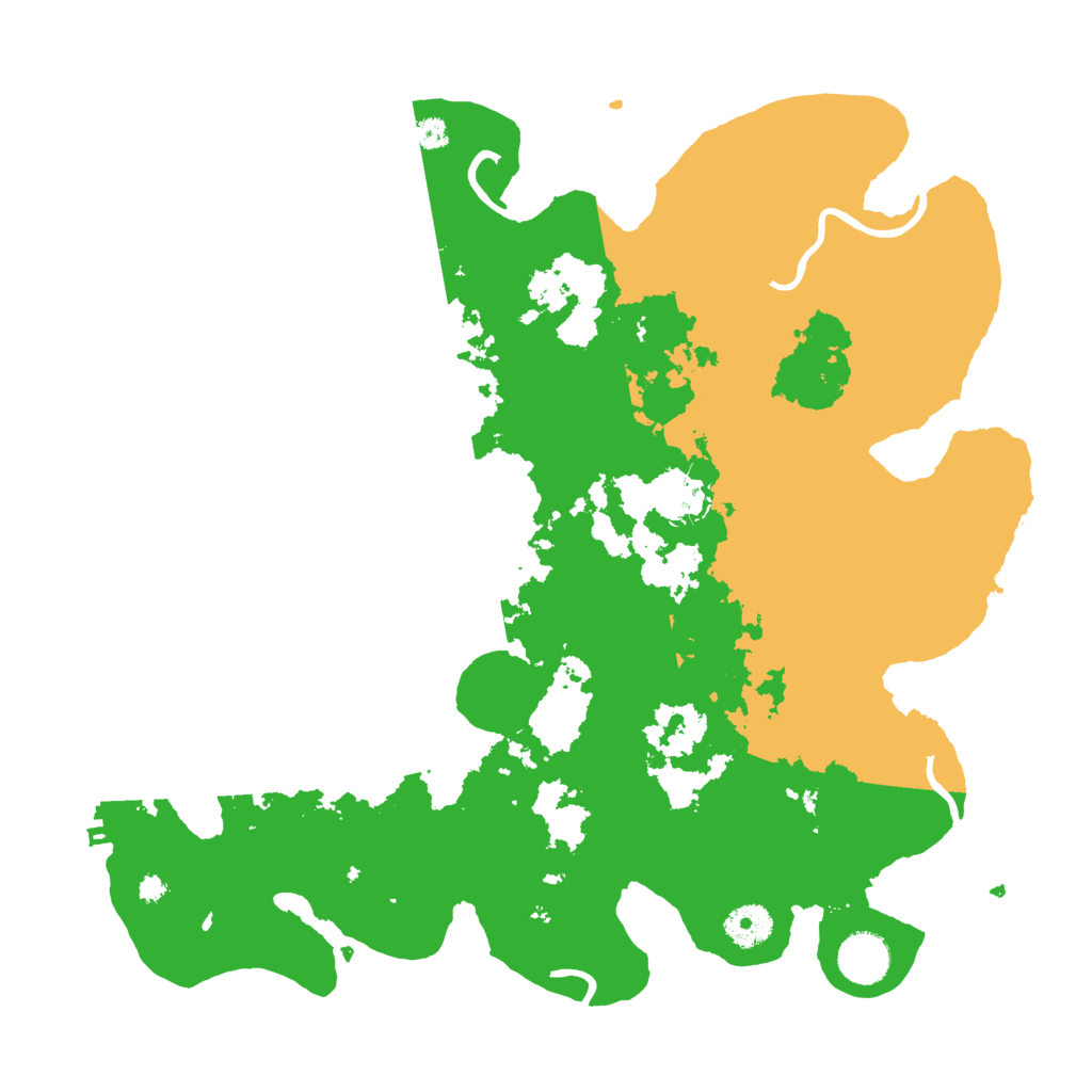 Biome Rust Map: Procedural Map, Size: 3700, Seed: 708633461