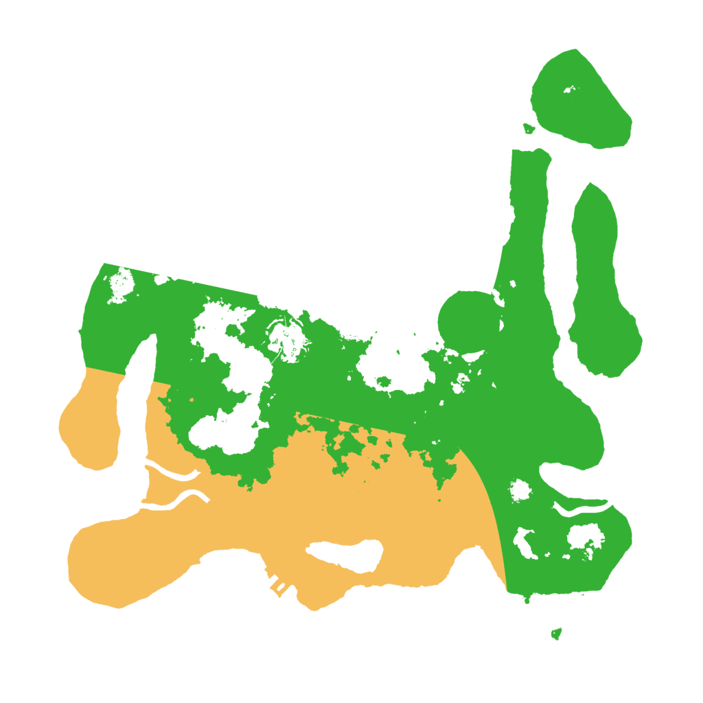 Biome Rust Map: Procedural Map, Size: 3000, Seed: 64387