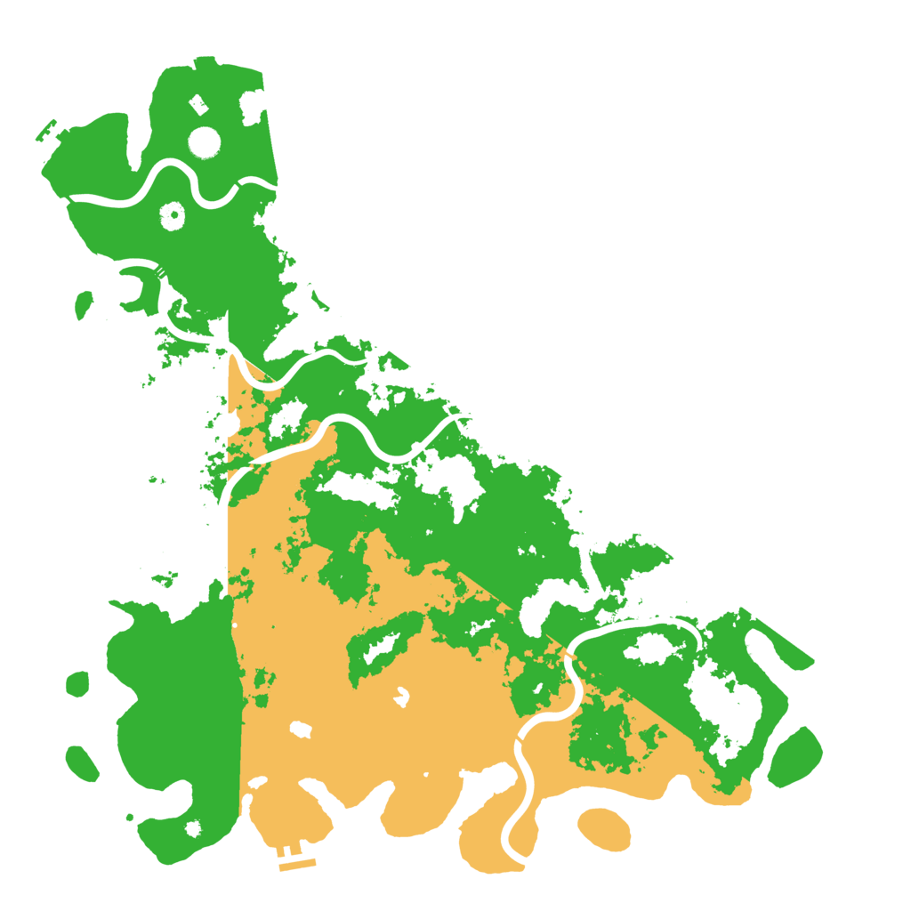Biome Rust Map: Procedural Map, Size: 5000, Seed: 1284163558