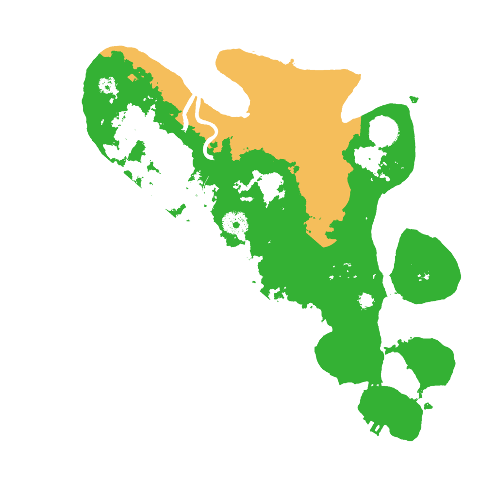 Biome Rust Map: Procedural Map, Size: 3000, Seed: 571192