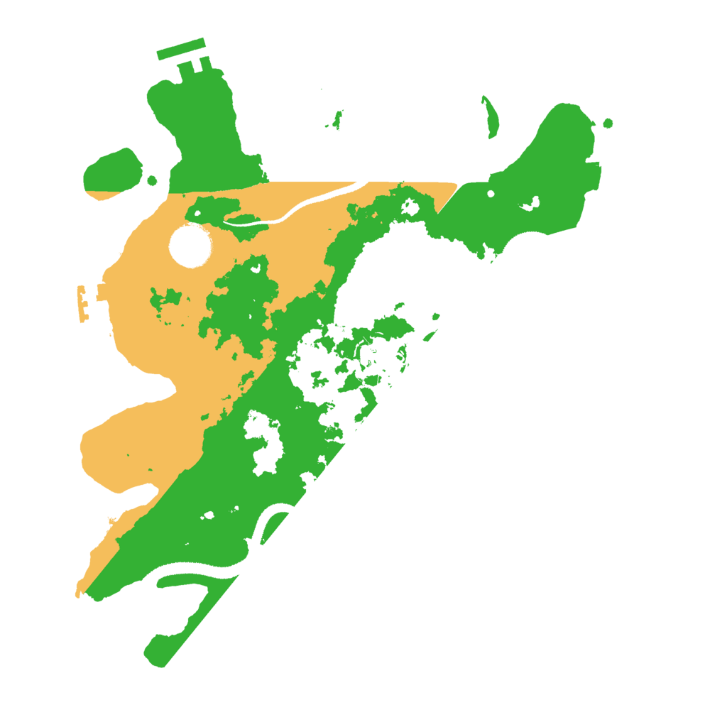 Biome Rust Map: Procedural Map, Size: 3000, Seed: 579992347