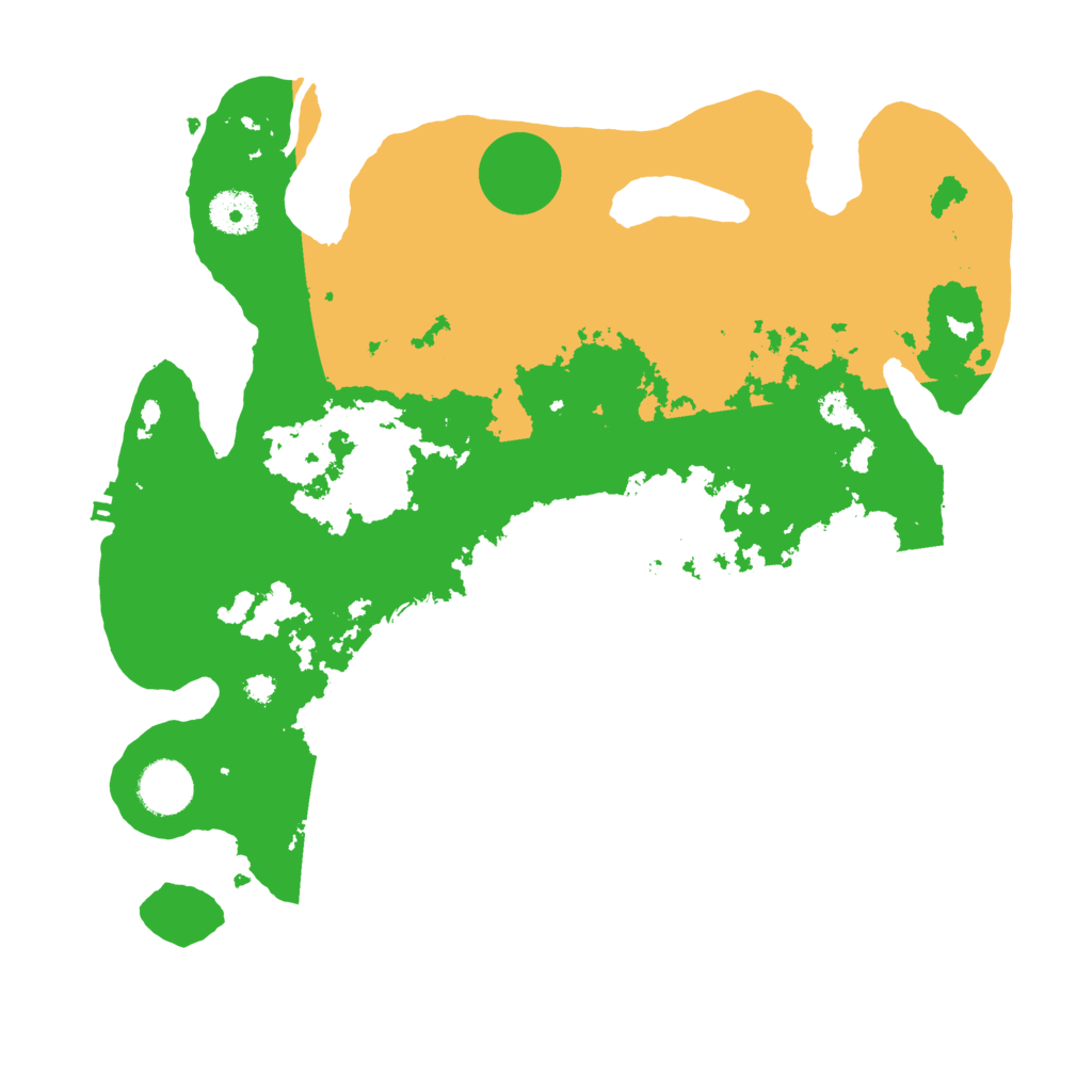 Biome Rust Map: Procedural Map, Size: 3500, Seed: 1930665288