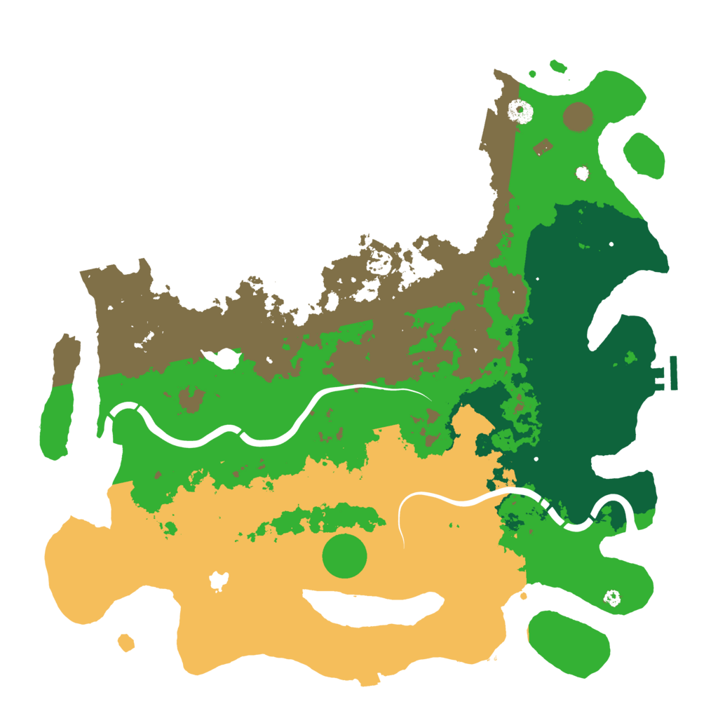 Biome Rust Map: Procedural Map, Size: 4250, Seed: 176867731