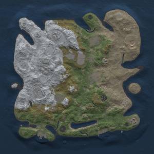 Thumbnail Rust Map: Procedural Map, Size: 3650, Seed: 2036898816, 19 Monuments