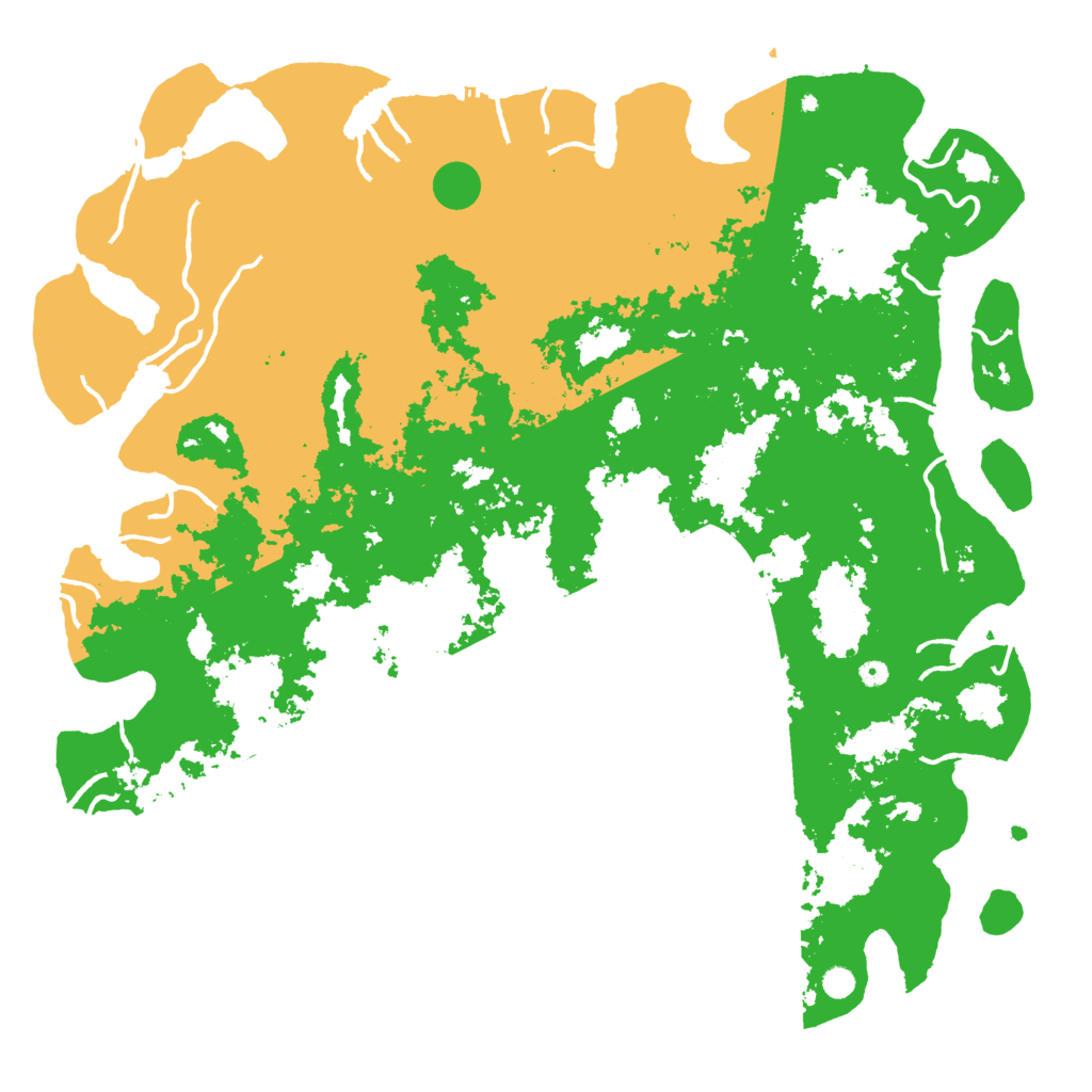 Biome Rust Map: Procedural Map, Size: 6000, Seed: 1436778920