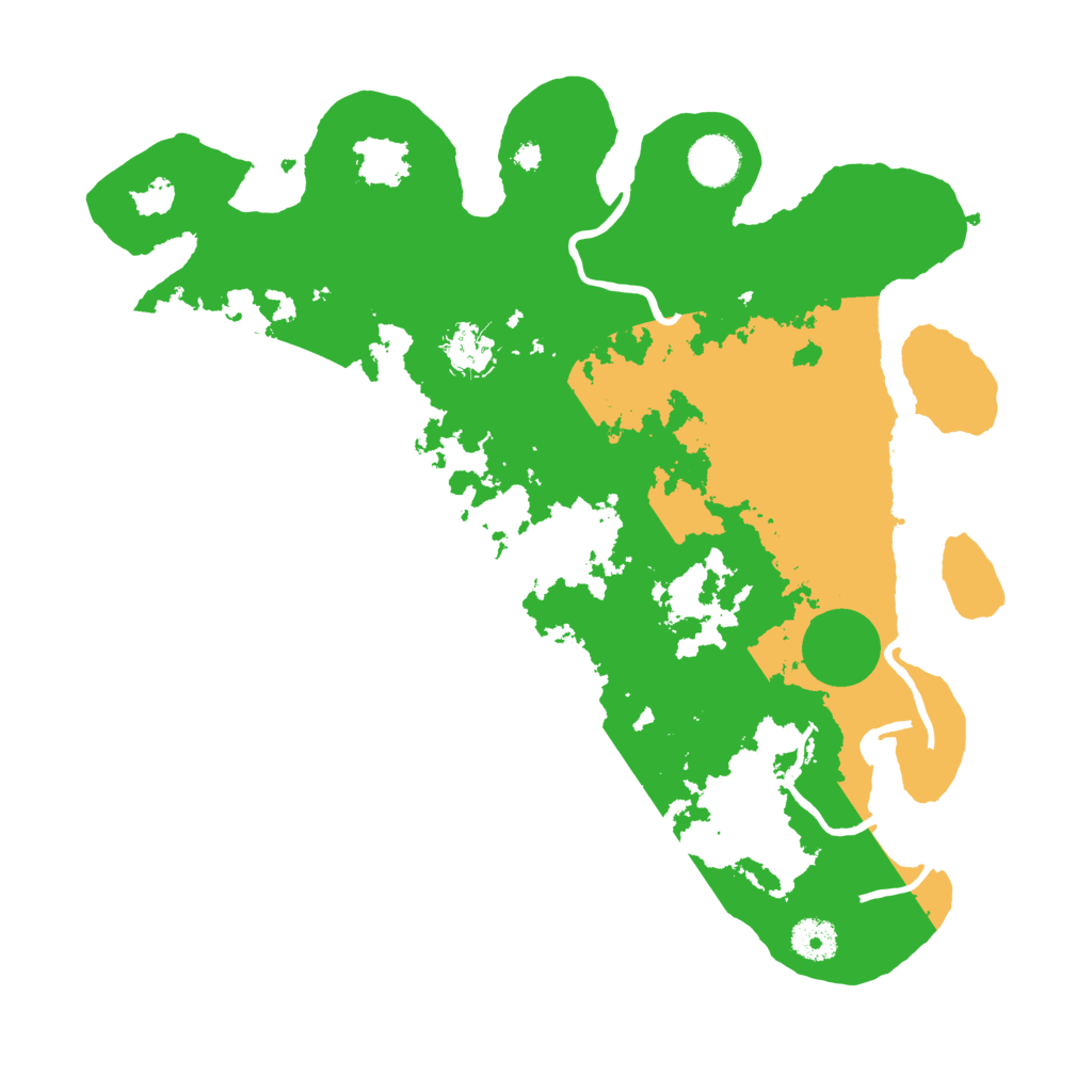 Biome Rust Map: Procedural Map, Size: 3700, Seed: 714758290