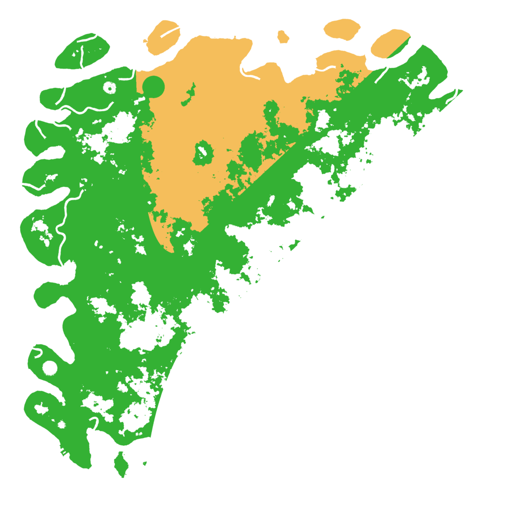 Biome Rust Map: Procedural Map, Size: 6000, Seed: 54826439