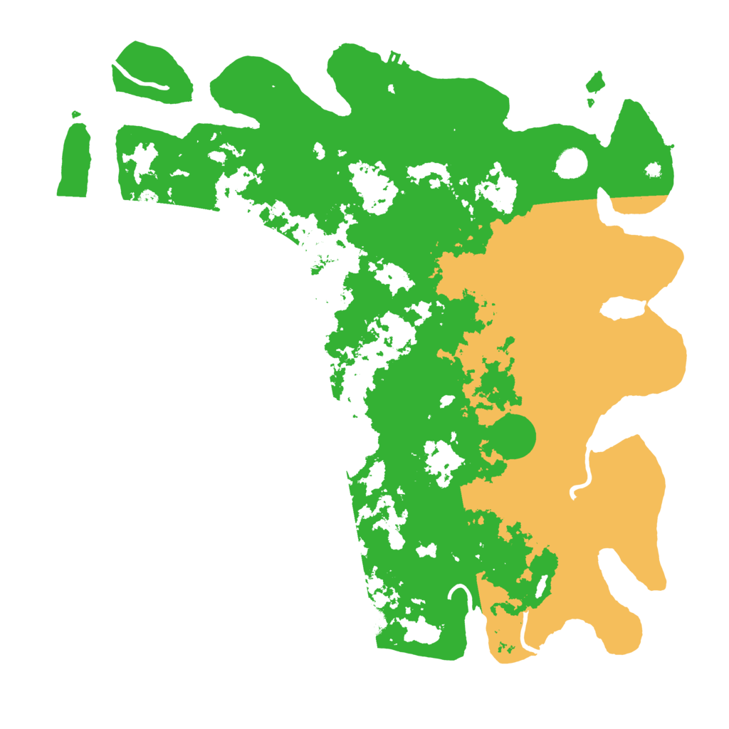 Biome Rust Map: Procedural Map, Size: 4300, Seed: 165333225