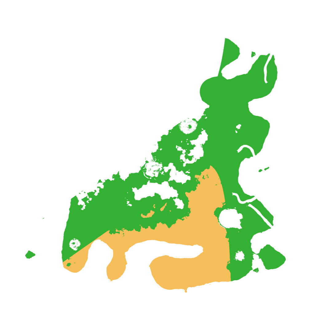 Biome Rust Map: Procedural Map, Size: 3000, Seed: 56975