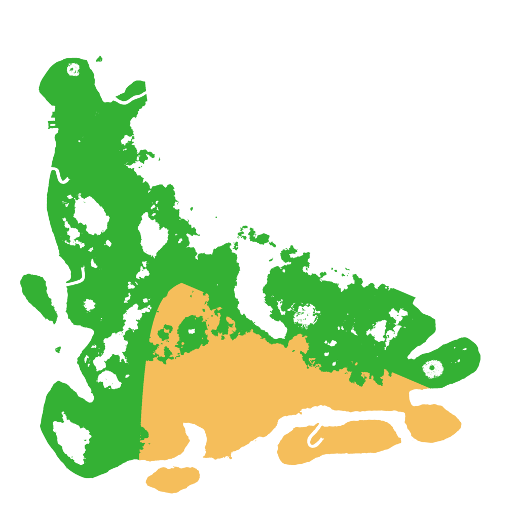 Biome Rust Map: Procedural Map, Size: 4100, Seed: 22910
