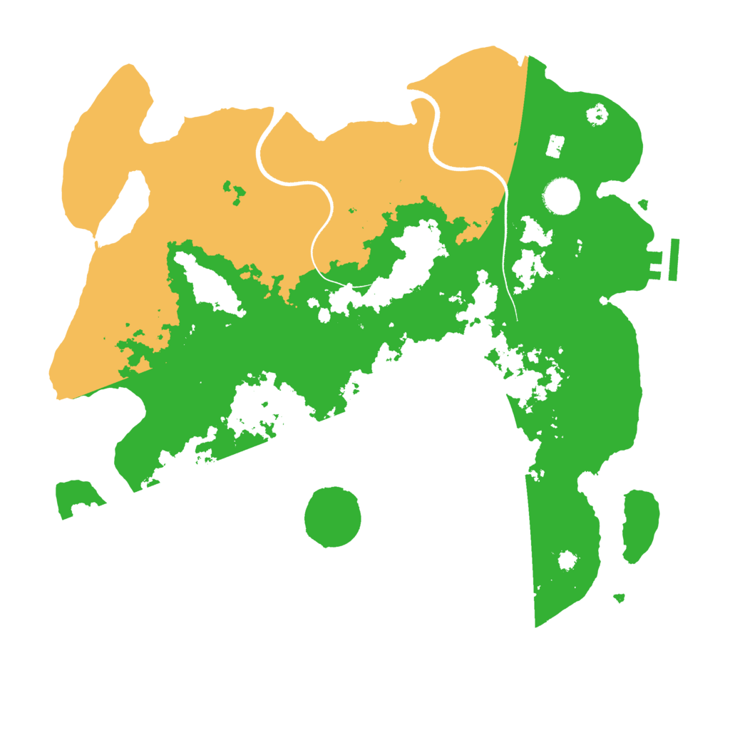 Biome Rust Map: Procedural Map, Size: 3500, Seed: 3452