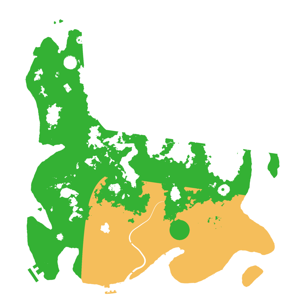Biome Rust Map: Procedural Map, Size: 4000, Seed: 9756