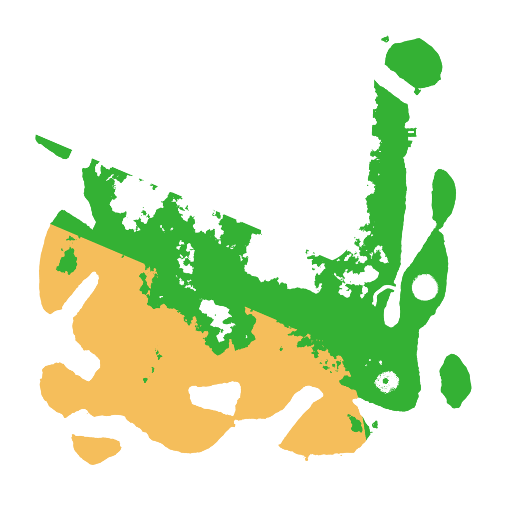 Biome Rust Map: Procedural Map, Size: 3500, Seed: 932472385