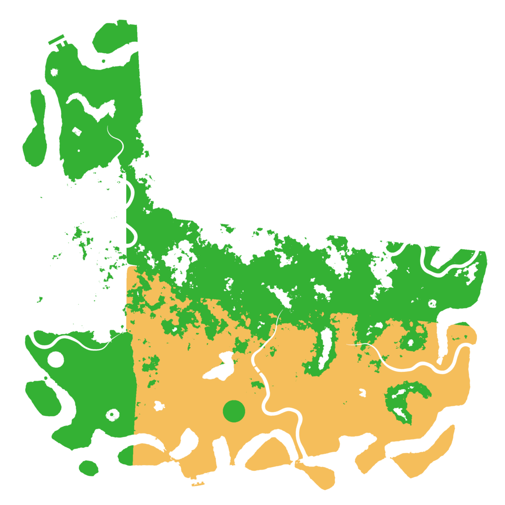 Biome Rust Map: Procedural Map, Size: 6000, Seed: 78943216