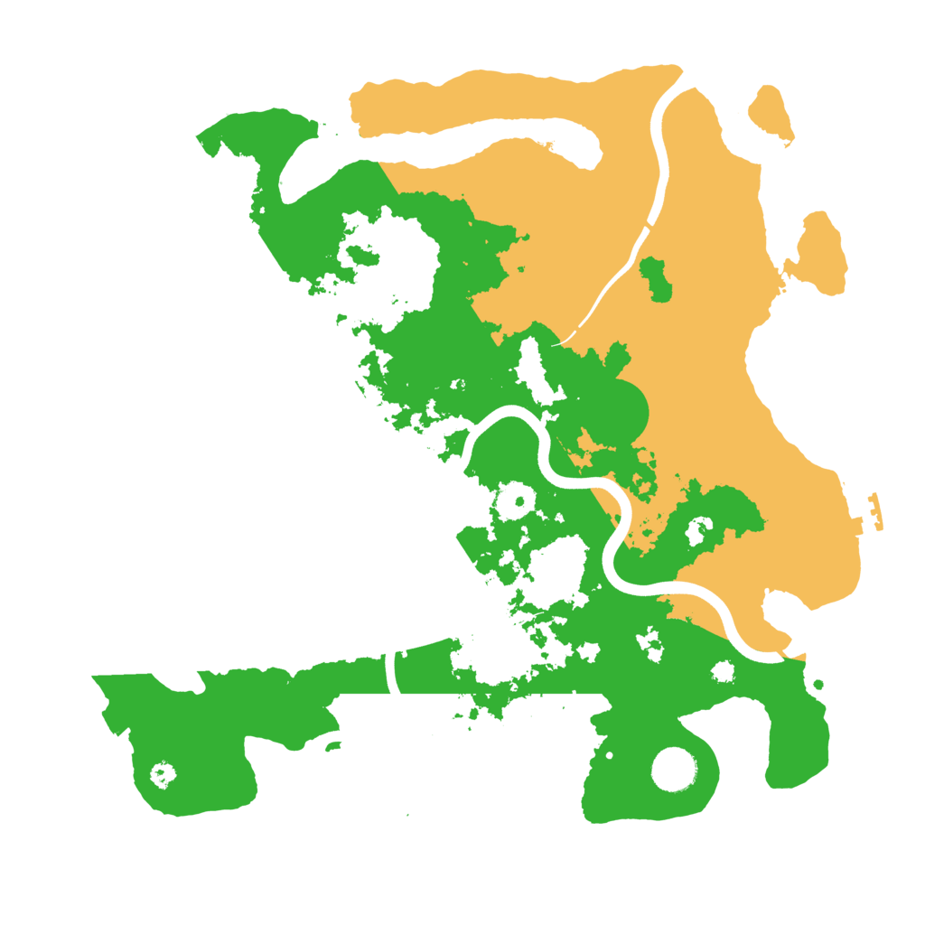 Biome Rust Map: Procedural Map, Size: 3700, Seed: 1203056347