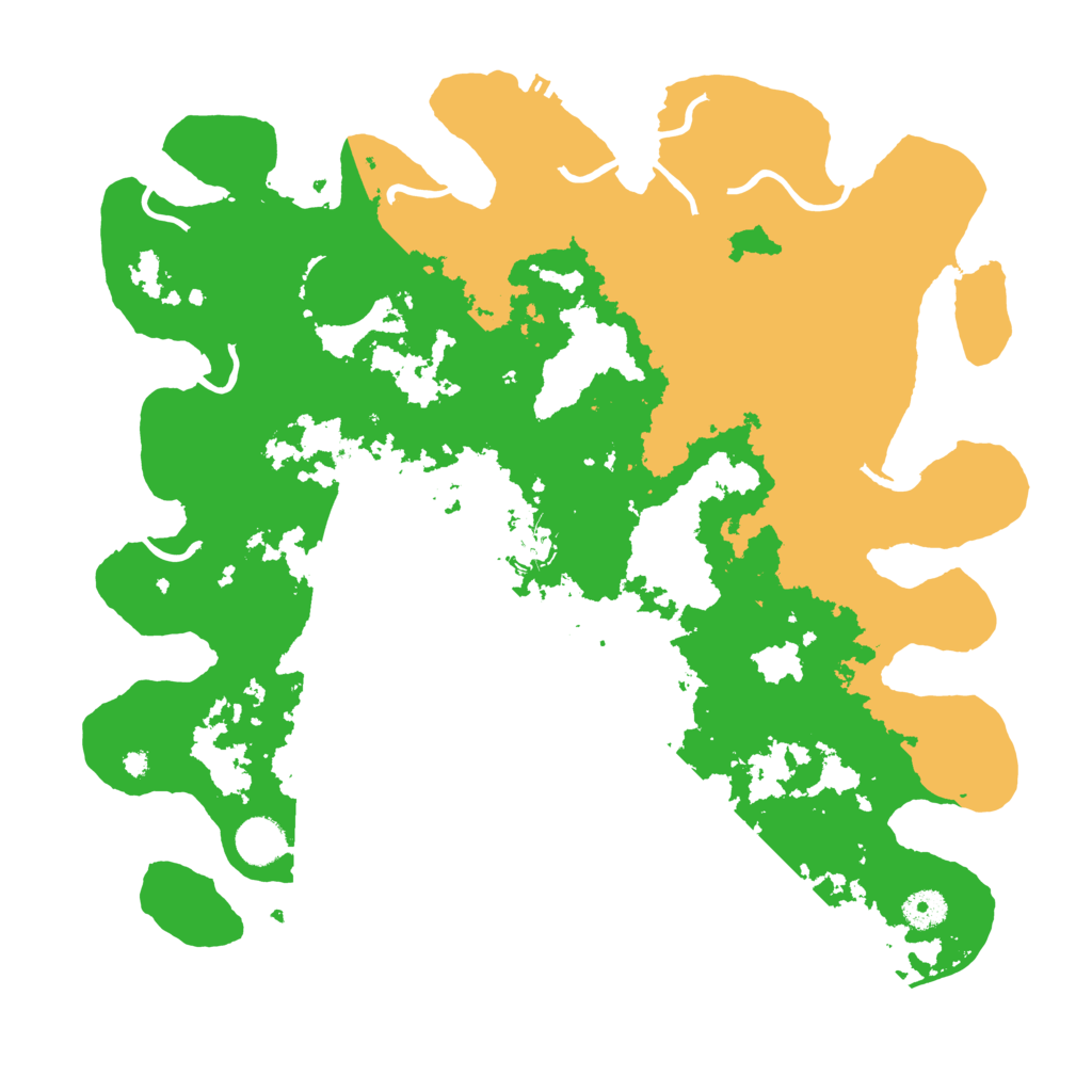 Biome Rust Map: Procedural Map, Size: 4000, Seed: 822825