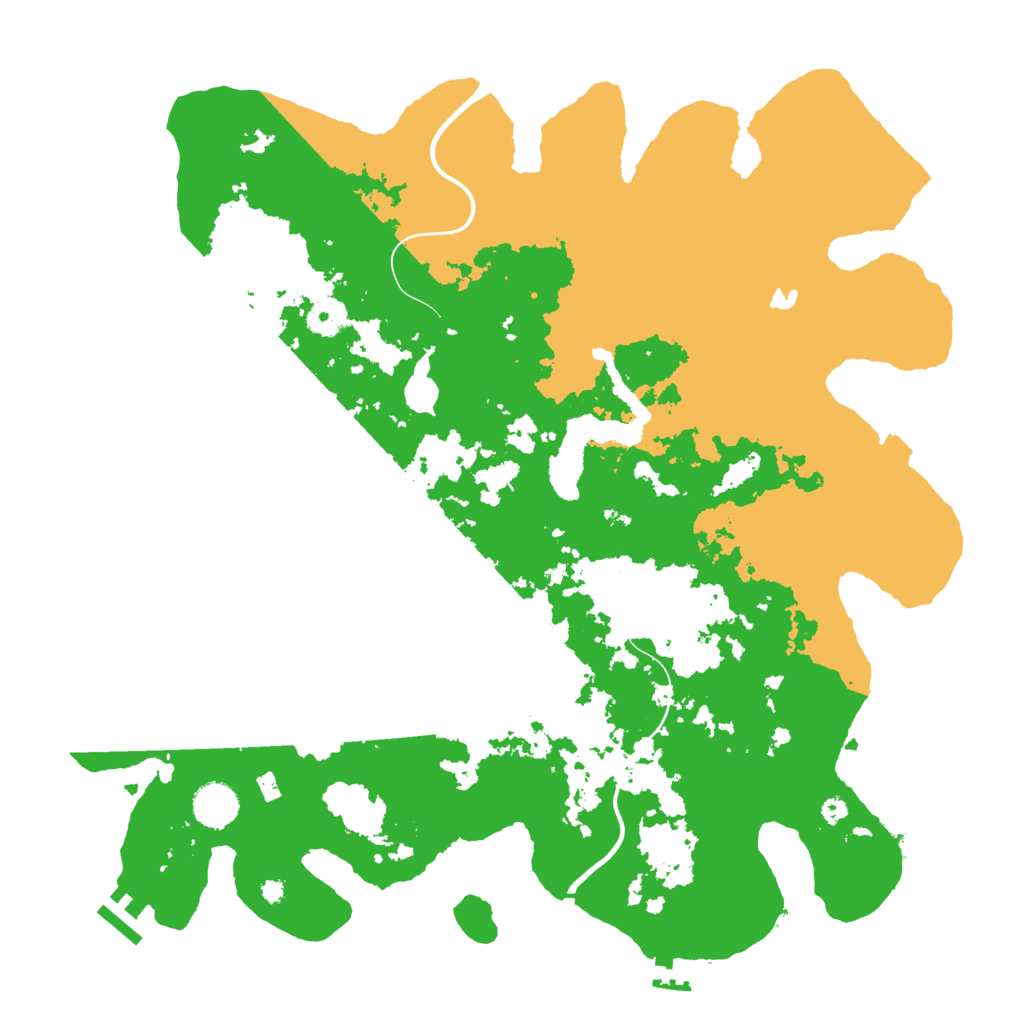 Biome Rust Map: Procedural Map, Size: 4000, Seed: 8311024