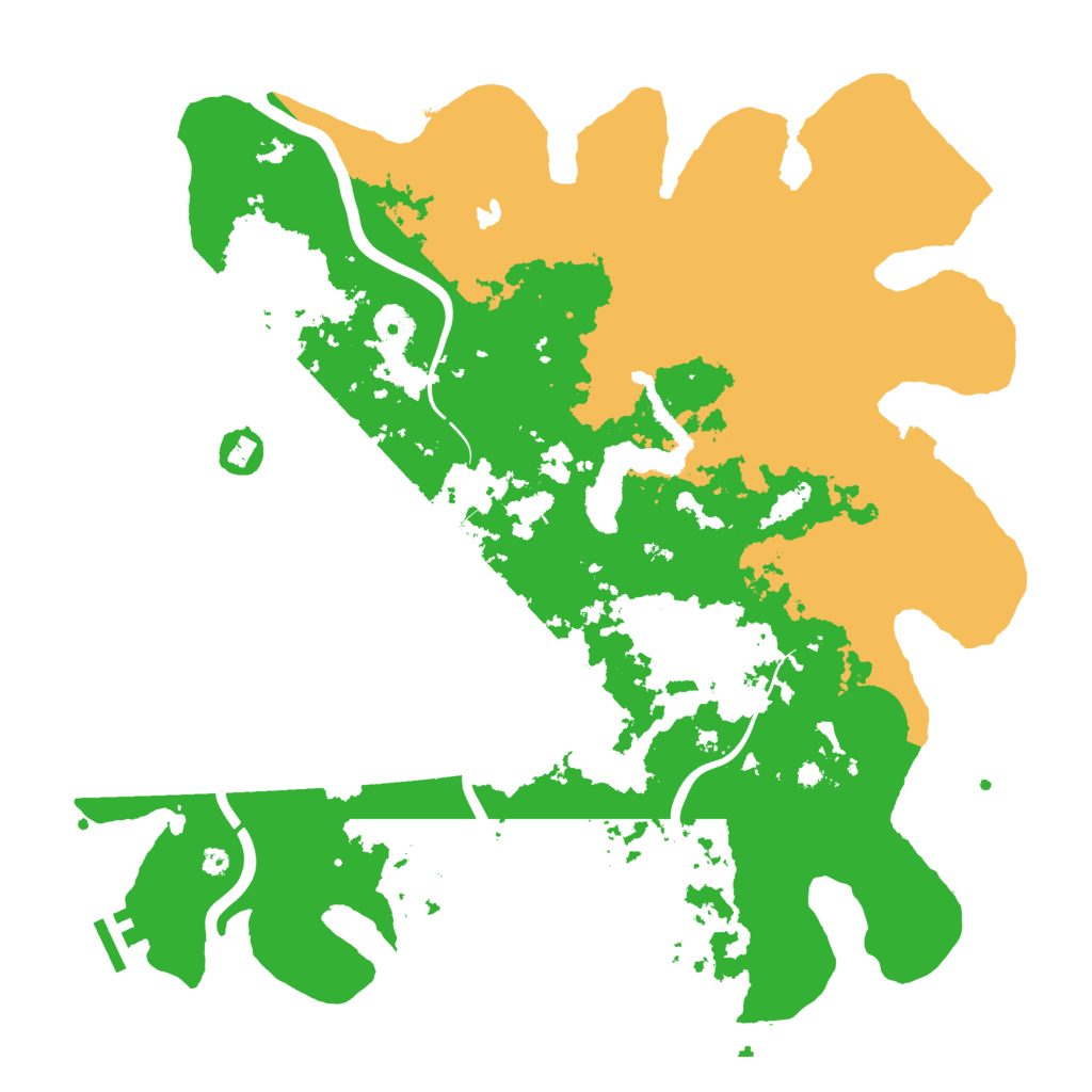 Biome Rust Map: Procedural Map, Size: 4000, Seed: 8311024