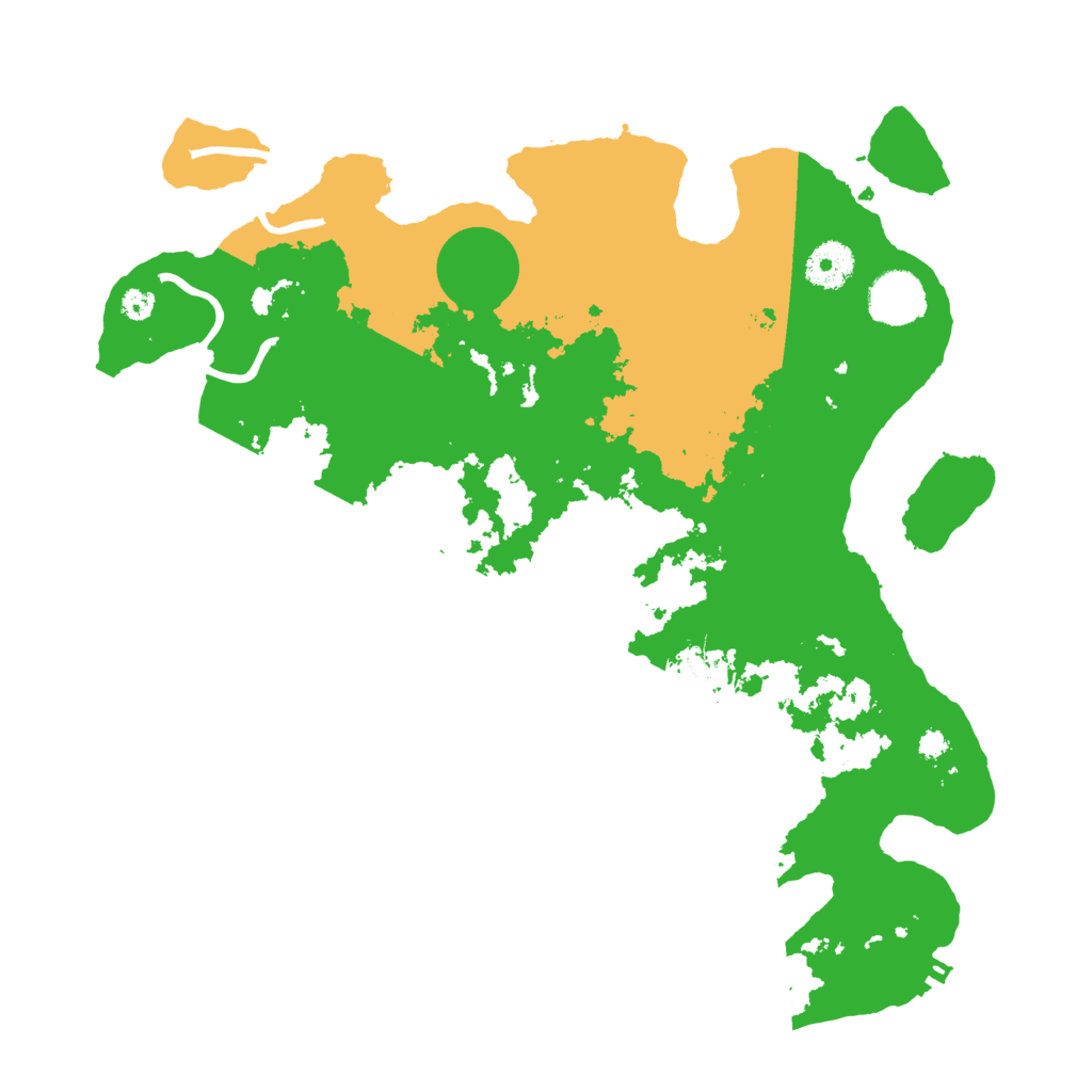 Biome Rust Map: Procedural Map, Size: 3500, Seed: 1092340456