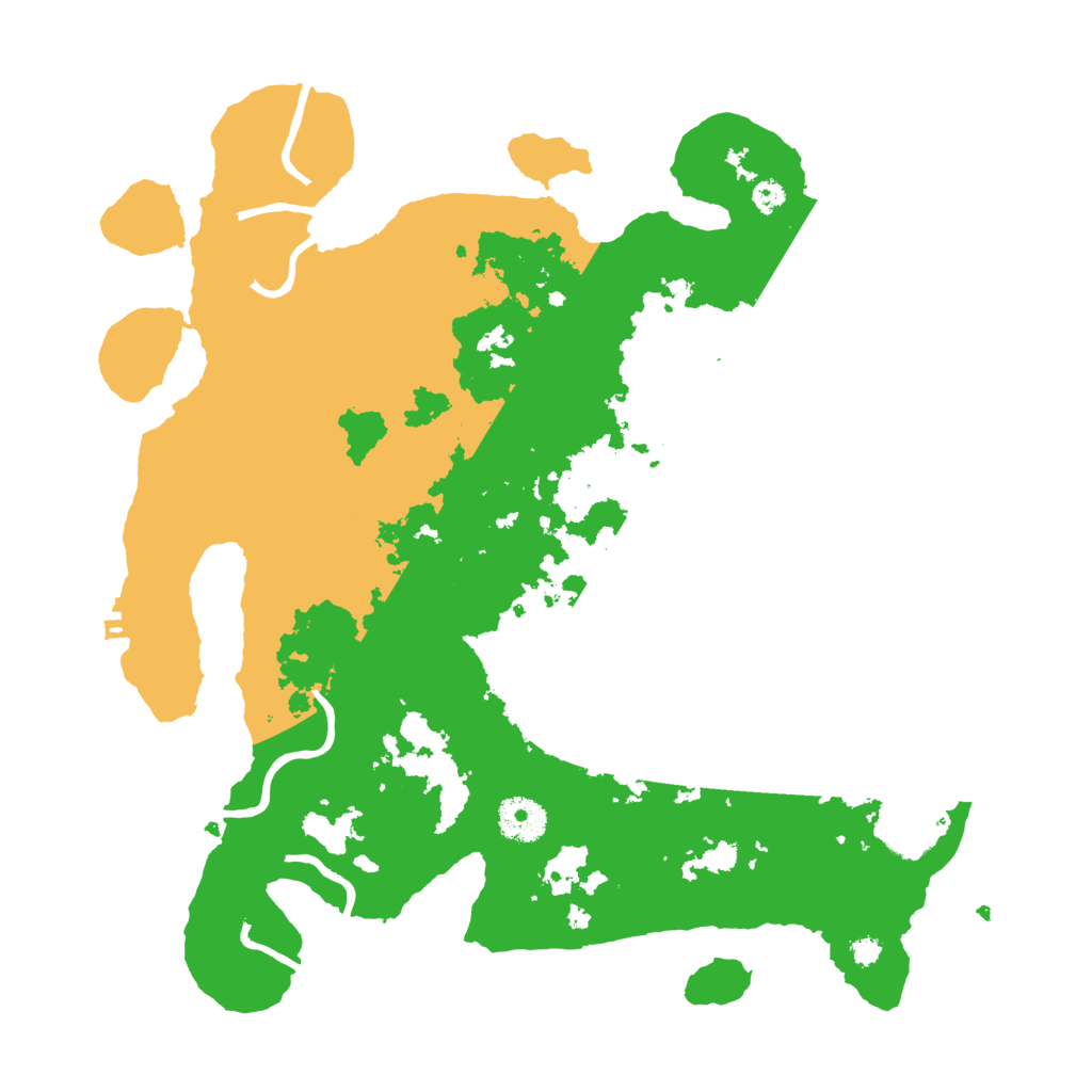 Biome Rust Map: Procedural Map, Size: 3500, Seed: 1875594817