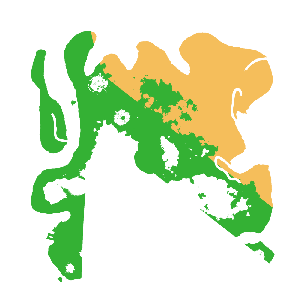 Biome Rust Map: Procedural Map, Size: 3000, Seed: 56848