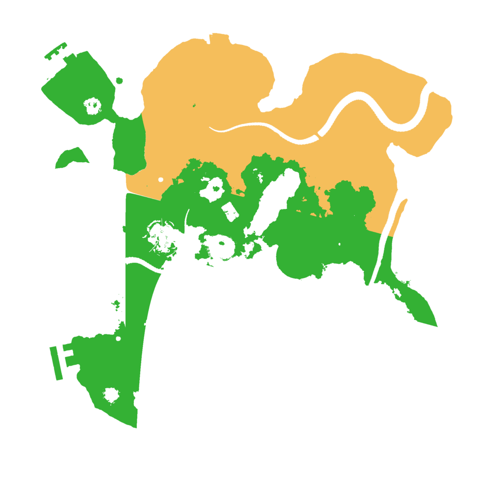 Biome Rust Map: Procedural Map, Size: 3000, Seed: 1091838659