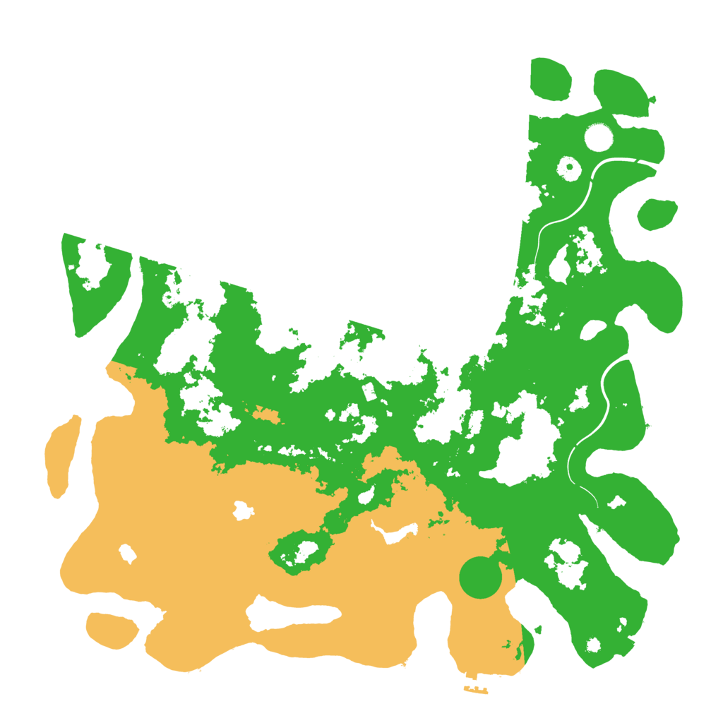 Biome Rust Map: Procedural Map, Size: 4500, Seed: 103938977