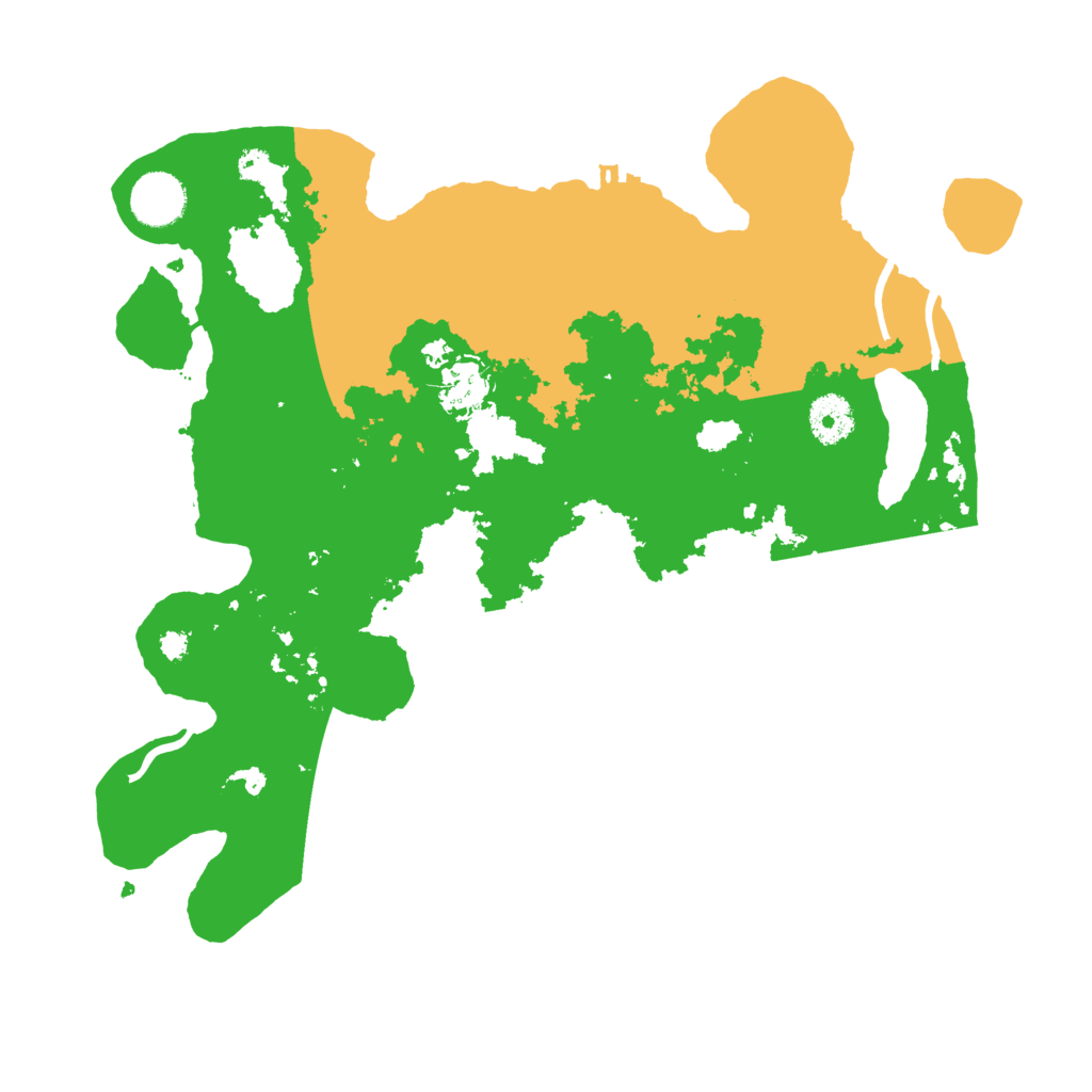 Biome Rust Map: Procedural Map, Size: 3500, Seed: 213546