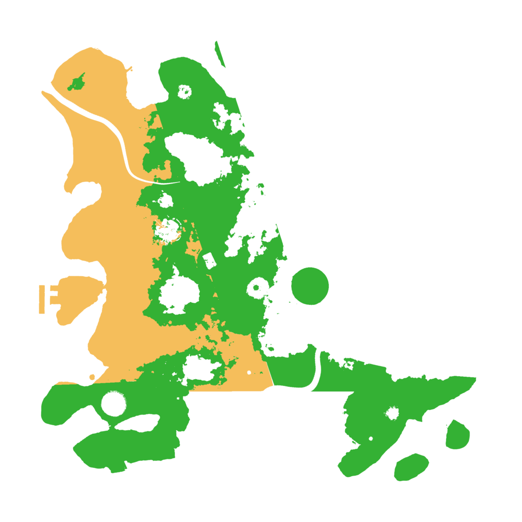 Biome Rust Map: Procedural Map, Size: 3700, Seed: 1671649831