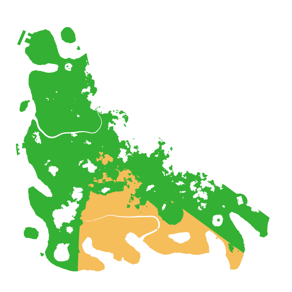 Biome Rust Map: Procedural Map, Size: 3850, Seed: 1395321049