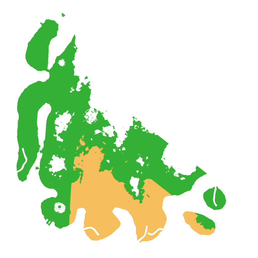 Biome Rust Map: Procedural Map, Size: 3500, Seed: 215376317