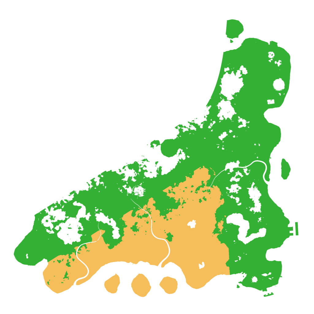 Biome Rust Map: Procedural Map, Size: 4800, Seed: 844373404