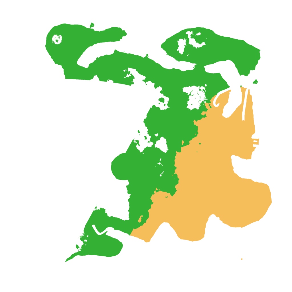 Biome Rust Map: Procedural Map, Size: 3000, Seed: 3214
